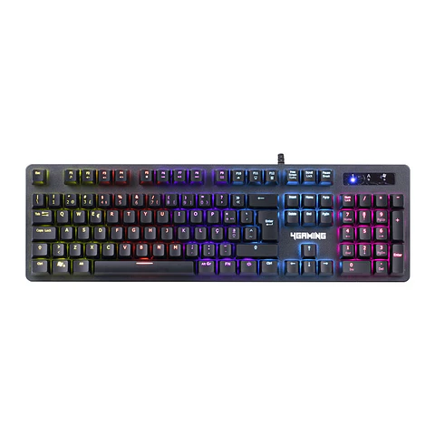 Teclado Mecânico 4GAMING Mesh RGB