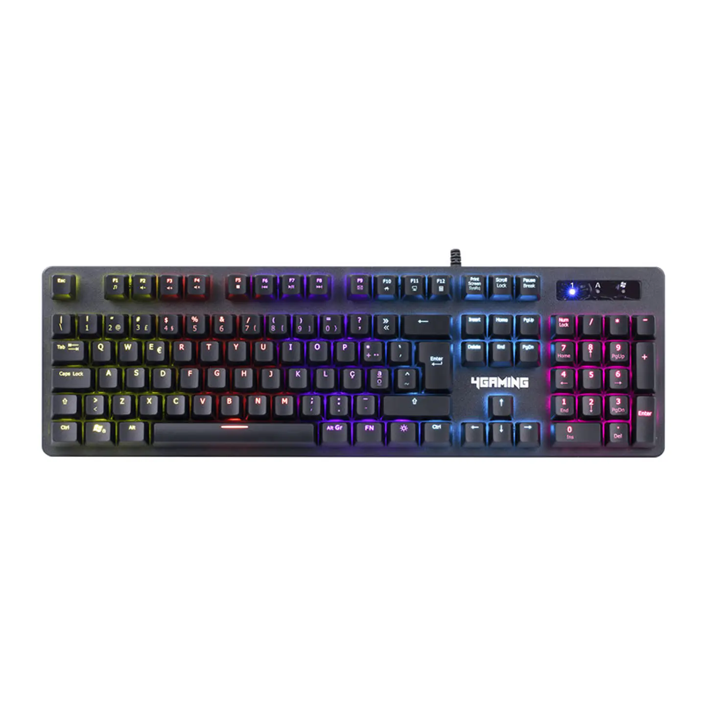 Teclado Mecânico 4GAMING Mesh RGB 1