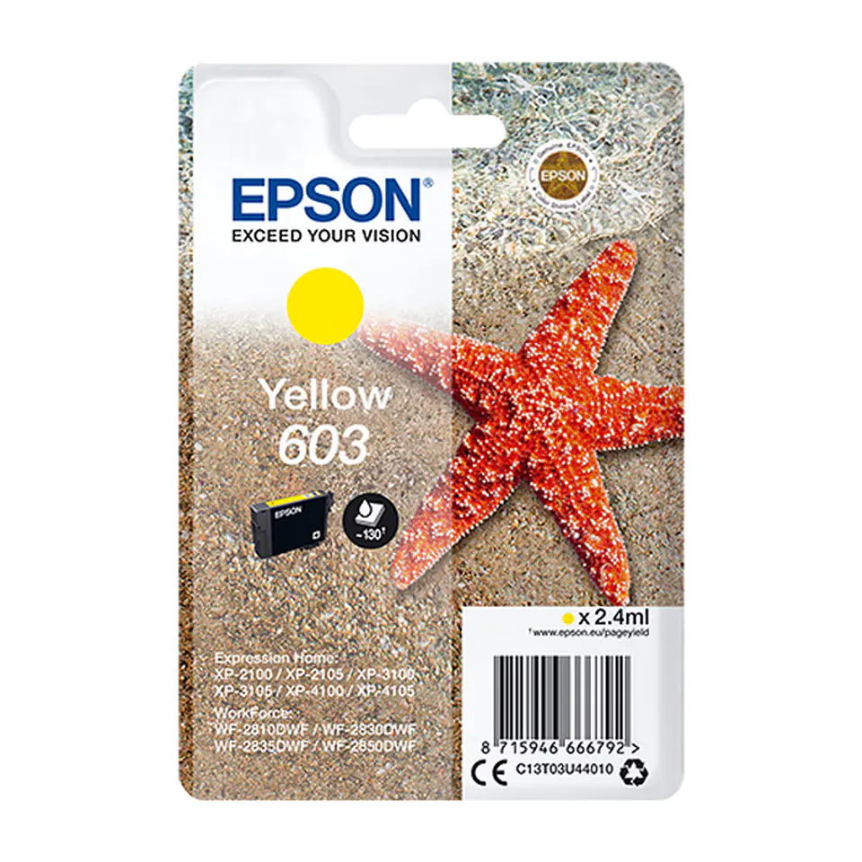 Tinteiro Epson 603 Amarelo 1