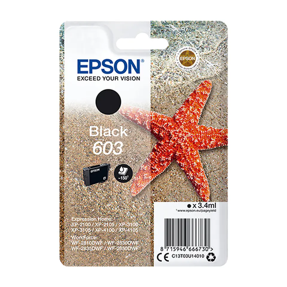 Tinteiro Epson 603 Preto 1