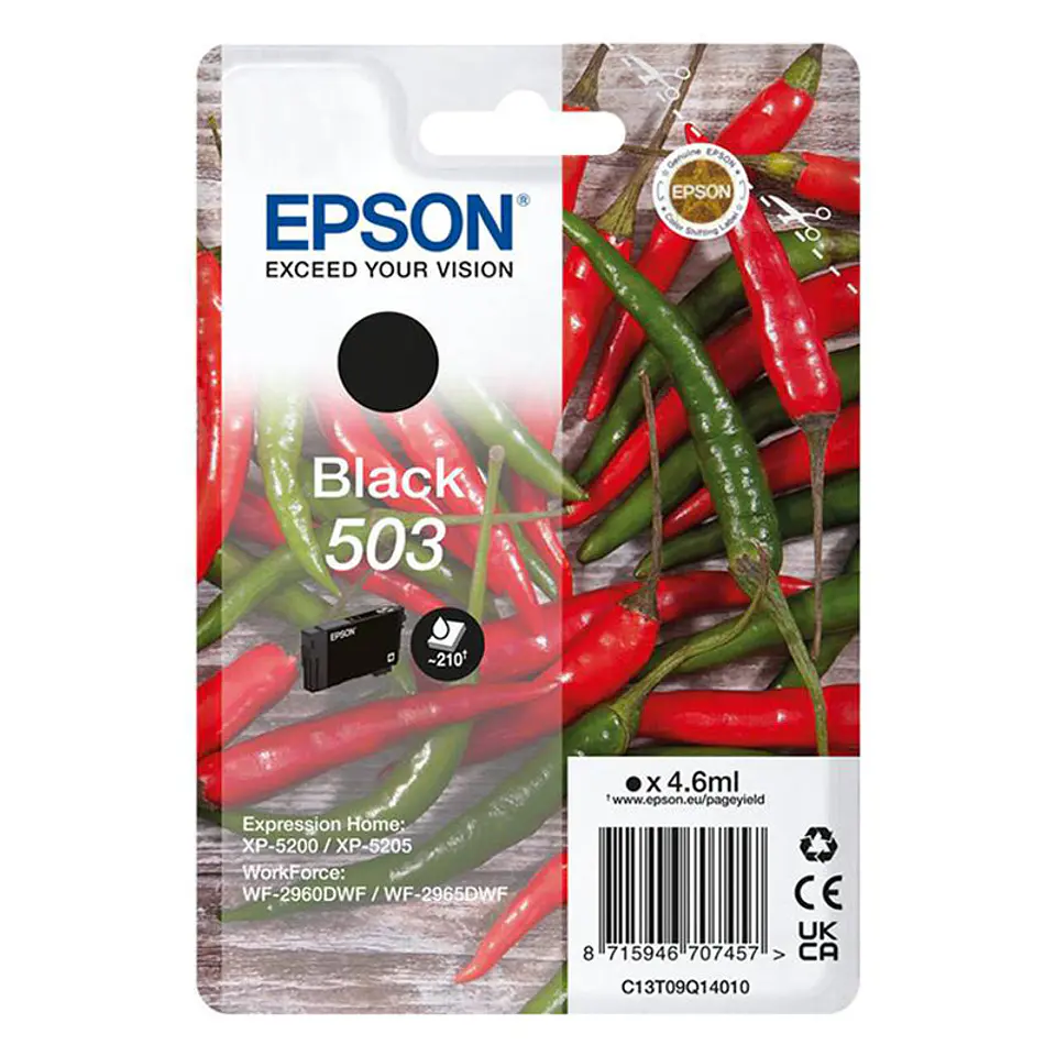 Tinteiro Epson Original Singlepack Preto 503 Ink 1