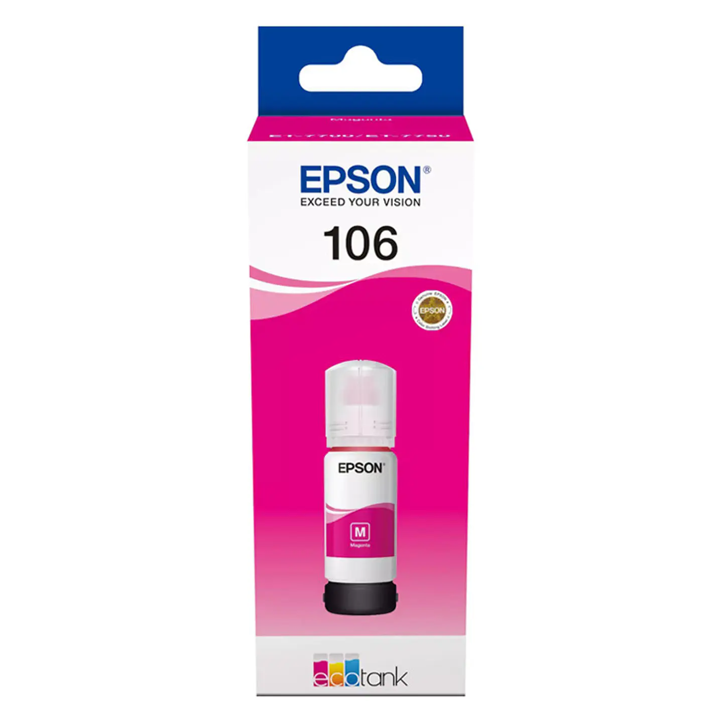 Tinteiro Epson Original 106 EcoTank Magenta Ink Bottle 1