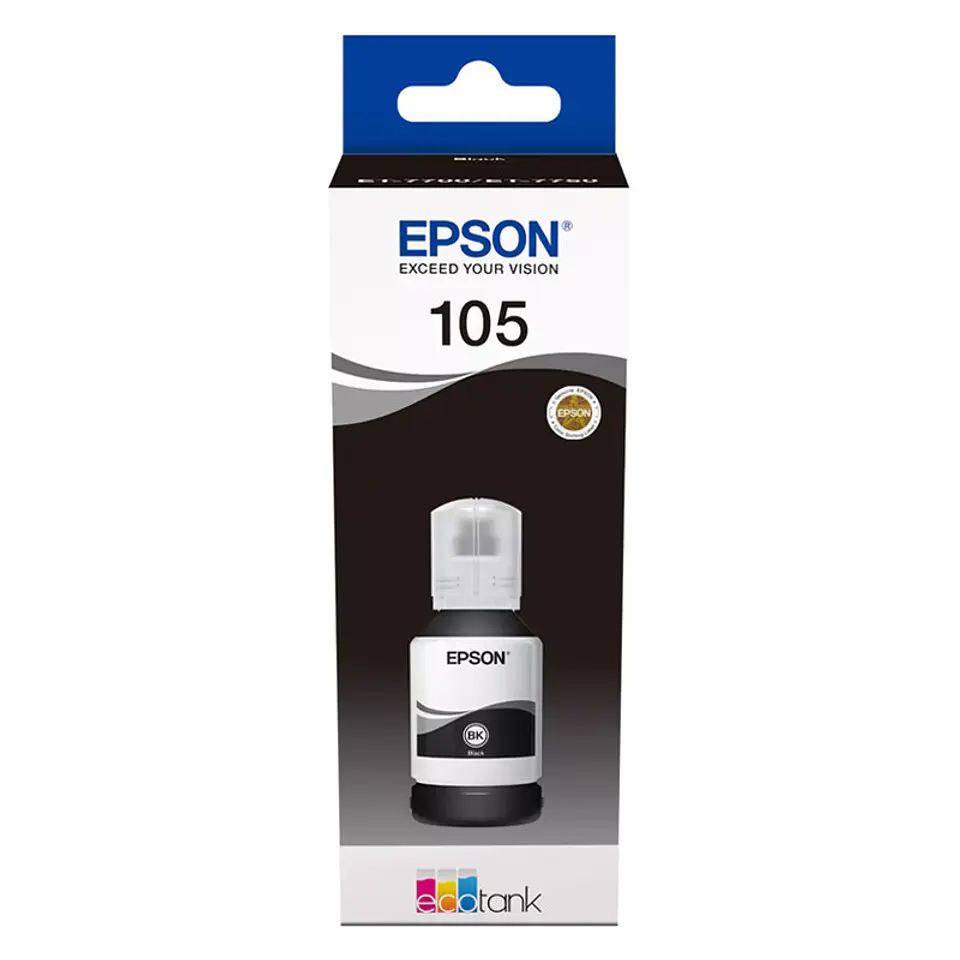 Tinteiro Epson Original 105 EcoTank Black Ink Bottle 1