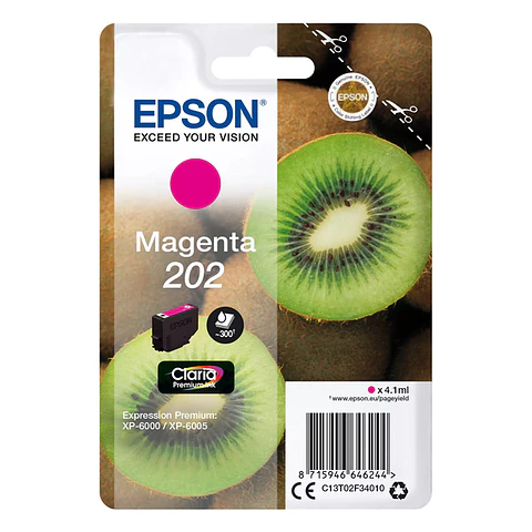 Tinteiro Epson Original Singlepack Magenta 202 Claria Premium Ink
