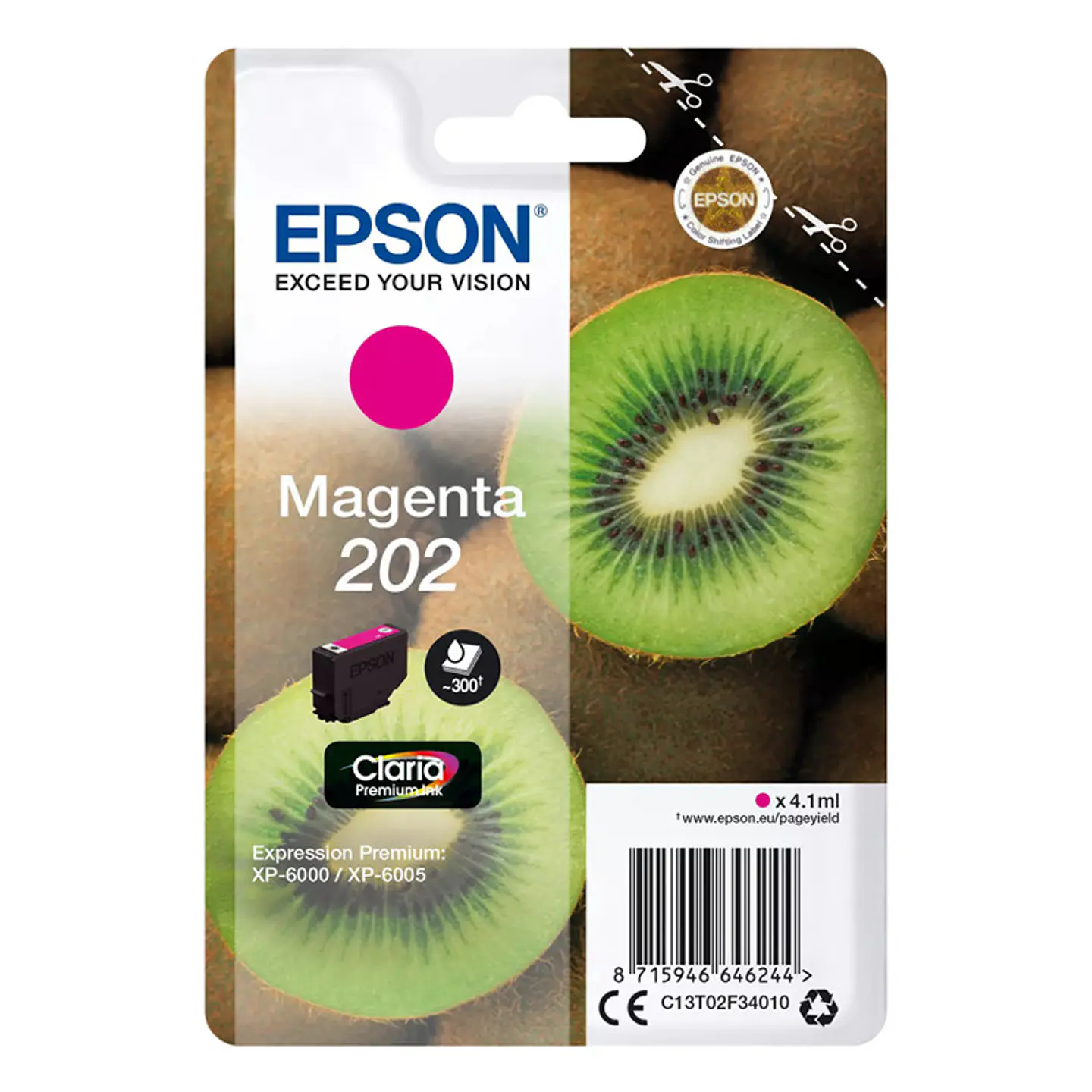 Tinteiro Epson Original Singlepack Magenta 202 Claria Premium Ink 1