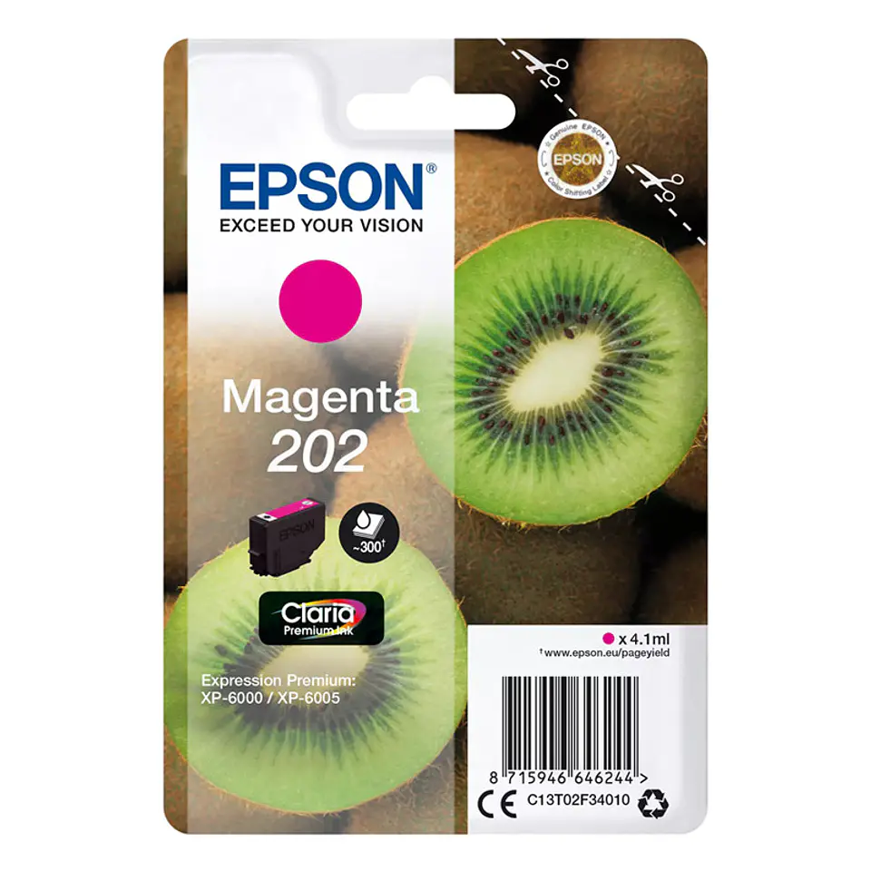 Tinteiro Epson Original Singlepack Magenta 202 Claria Premium Ink 1