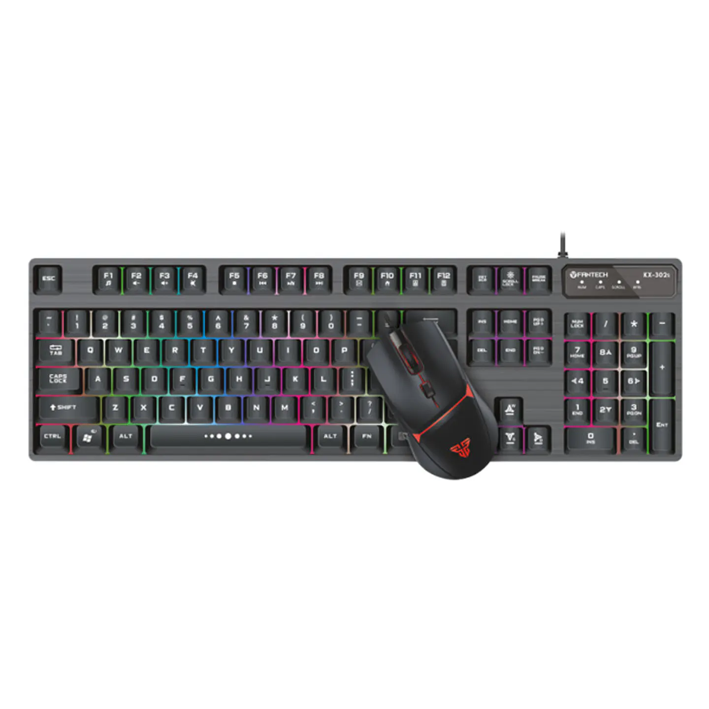 Teclado + Rato Fantech Major KX-302s PT 1