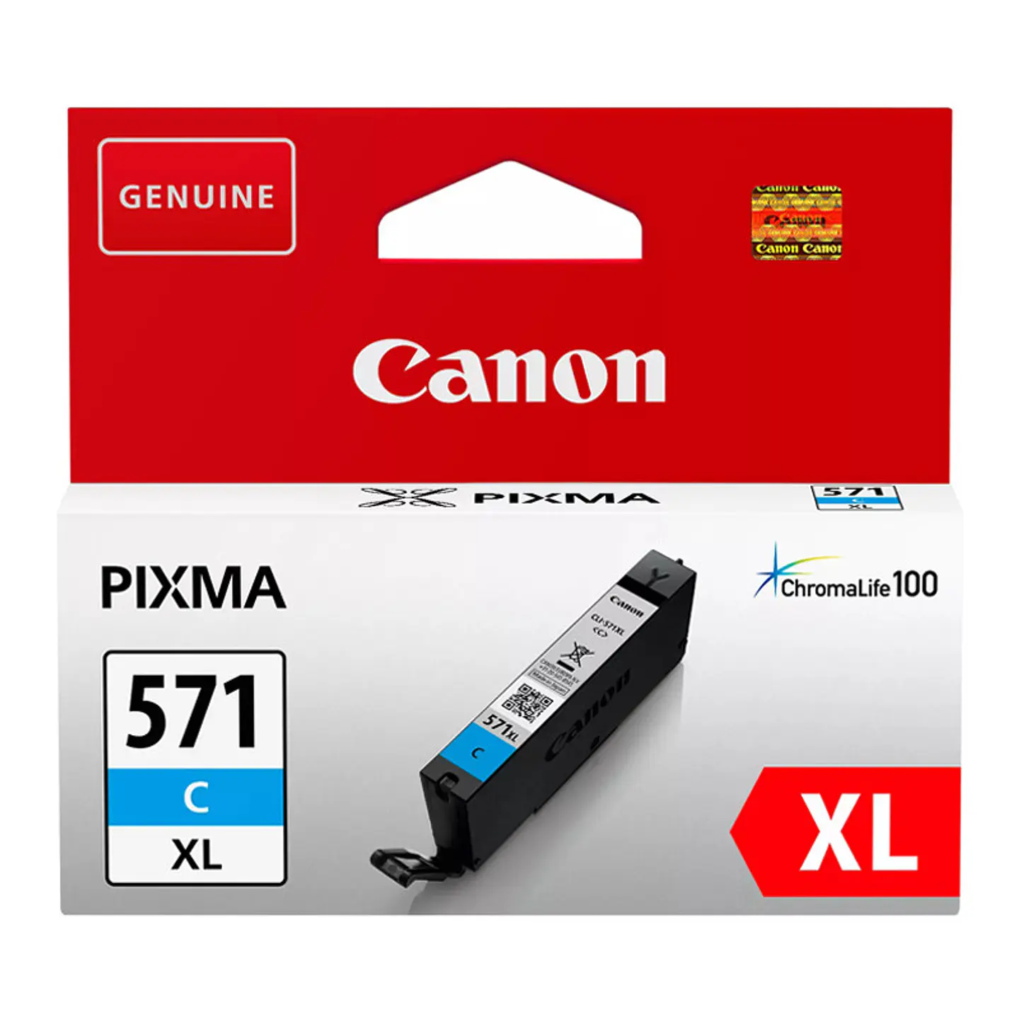 Tinteiro ciano Canon CLI-571XL 1