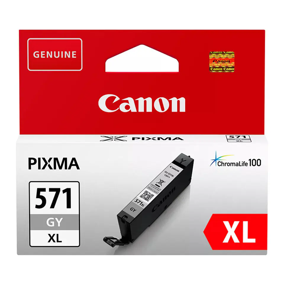 Tinteiro cinzento Canon CLI-571XL 1