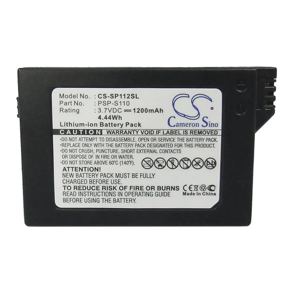 Bateria PSP Slim 3.7V 1200mAh 1