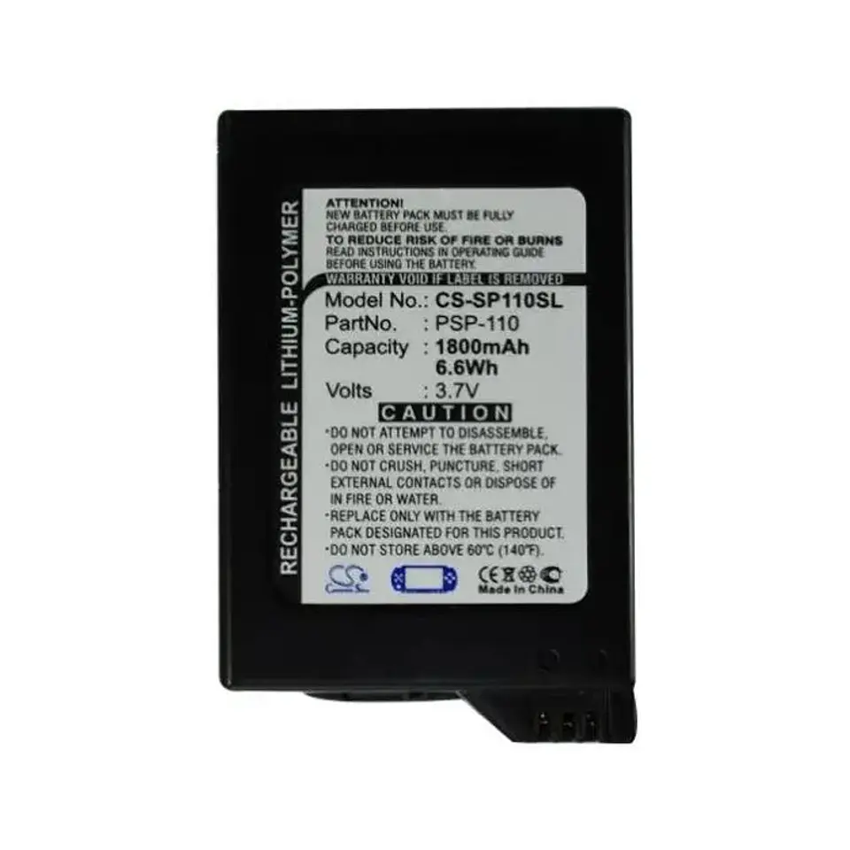 Bateria PSP-1000 3.7V 1800mAh 1