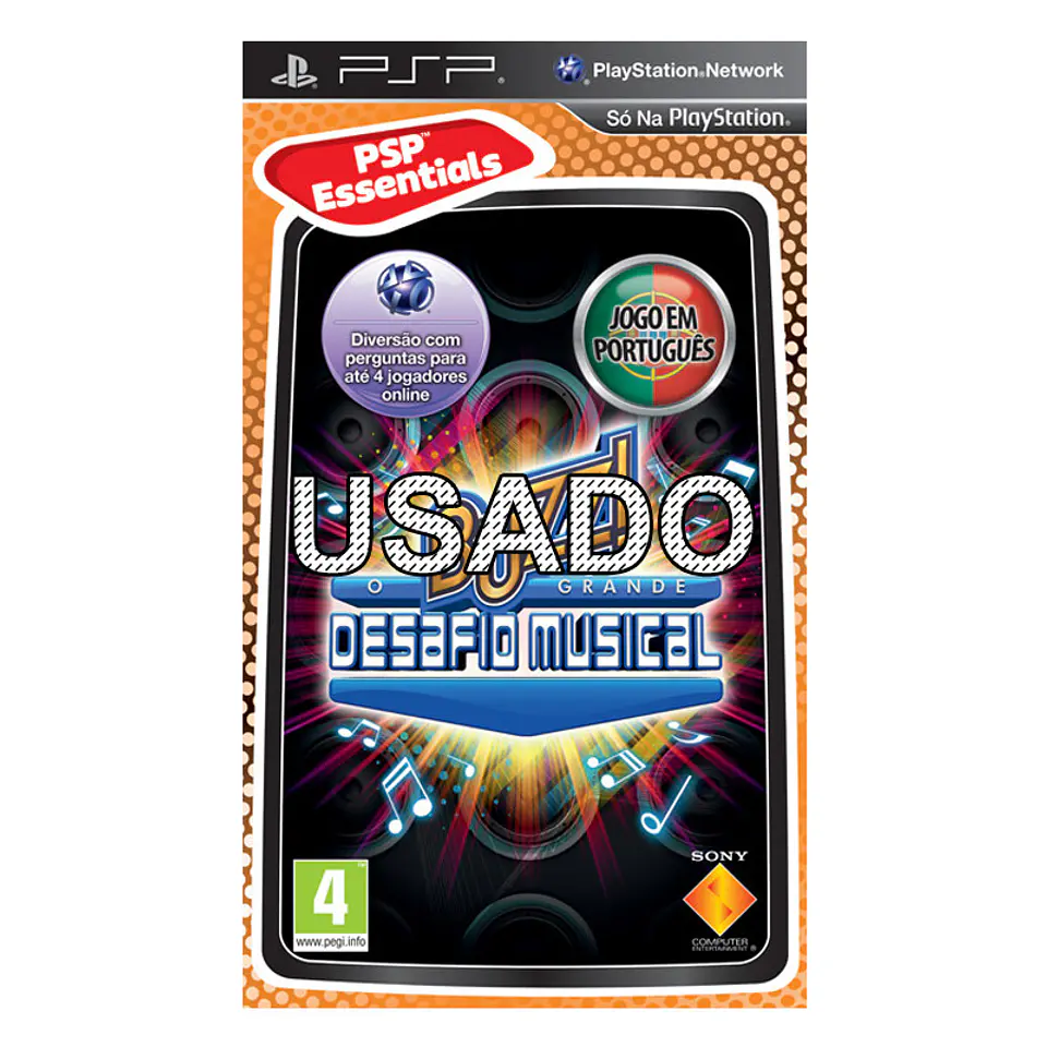 Buzz!: O Grande Desafio Musical PSP USADO 1
