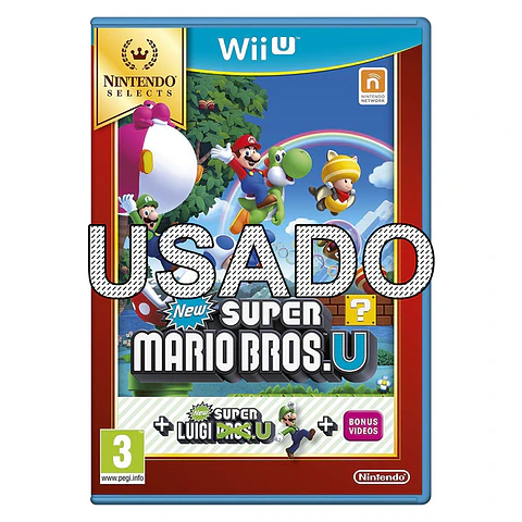 New Super Mario Bros. U + New Super Luigi U Wii U USADO