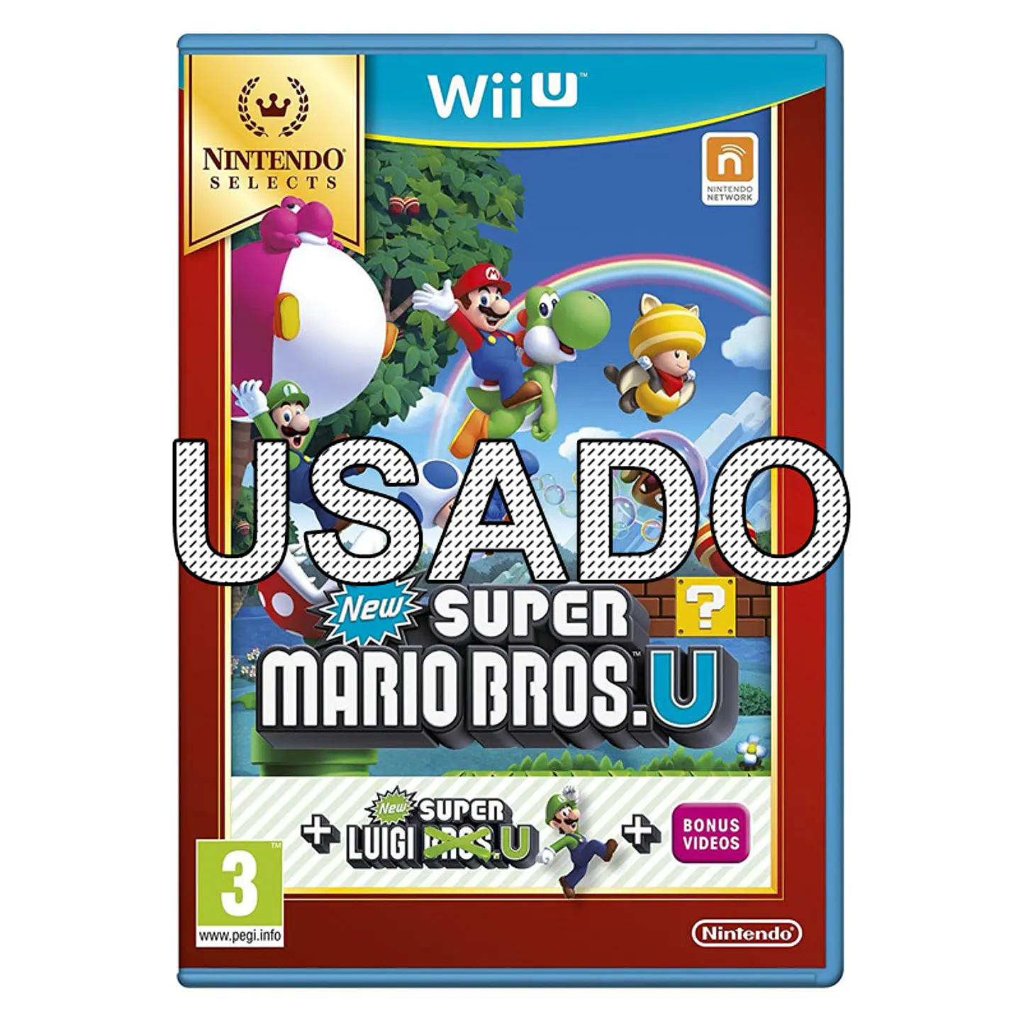 New Super Mario Bros. U + New Super Luigi U Wii U USADO 1