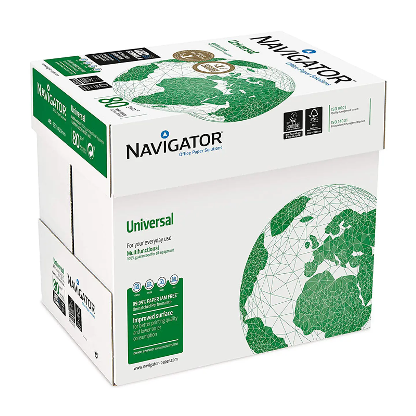 Caixa de Papel Navigator Universal 80g/m² 1