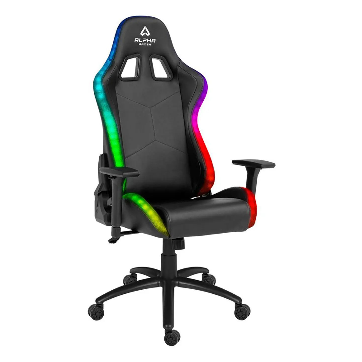 Cadeira Gaming Alpha Gamer Cygnus RGB Black 1