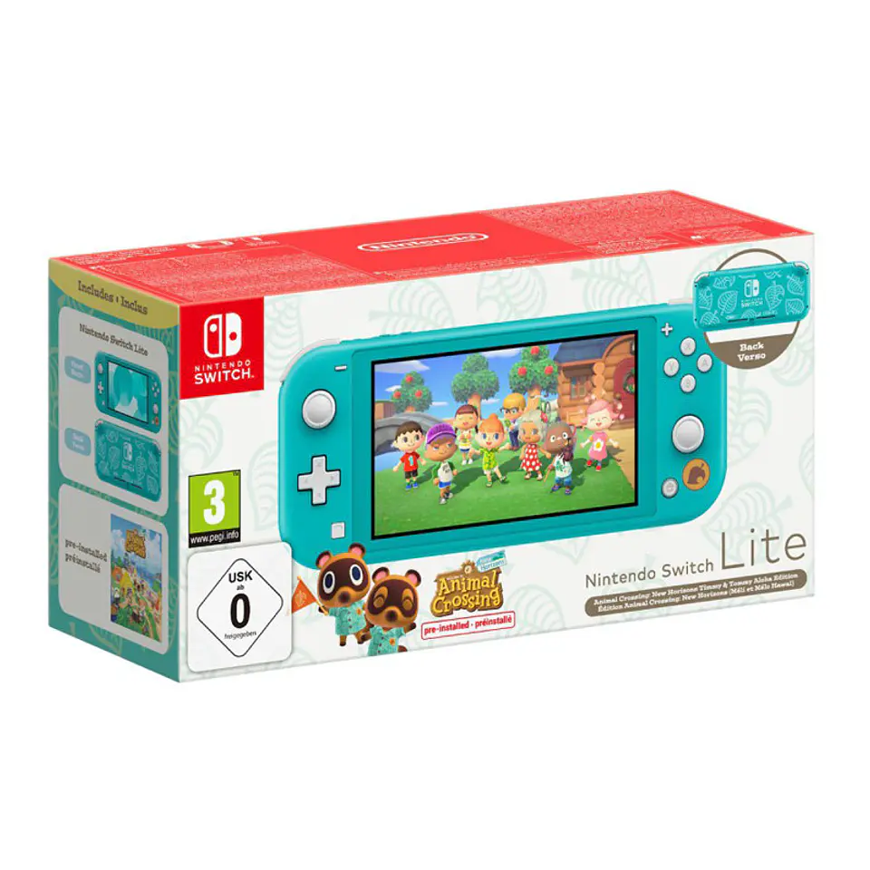 Consola Nintendo Switch Lite Animal Crossing: New Horizons Timmy & Tommy Aloha Edition 1