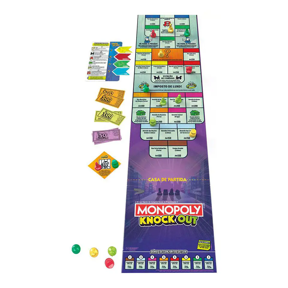 Jogo de Tabuleiro Hasbro Monopoly Knock Out 1