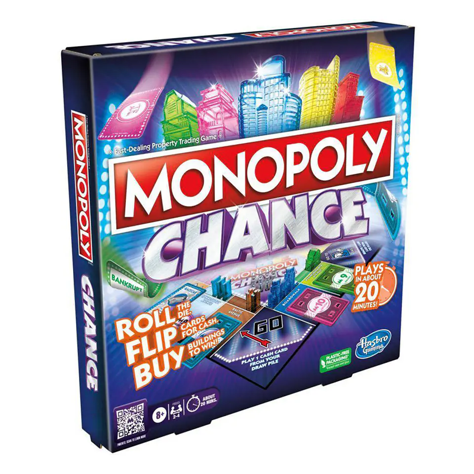 Jogo de Tabuleiro Hasbro Monopoly Chance 1
