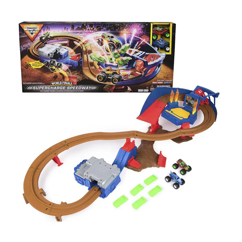 Pista Spin Master Monster Jam - Supercharger 1