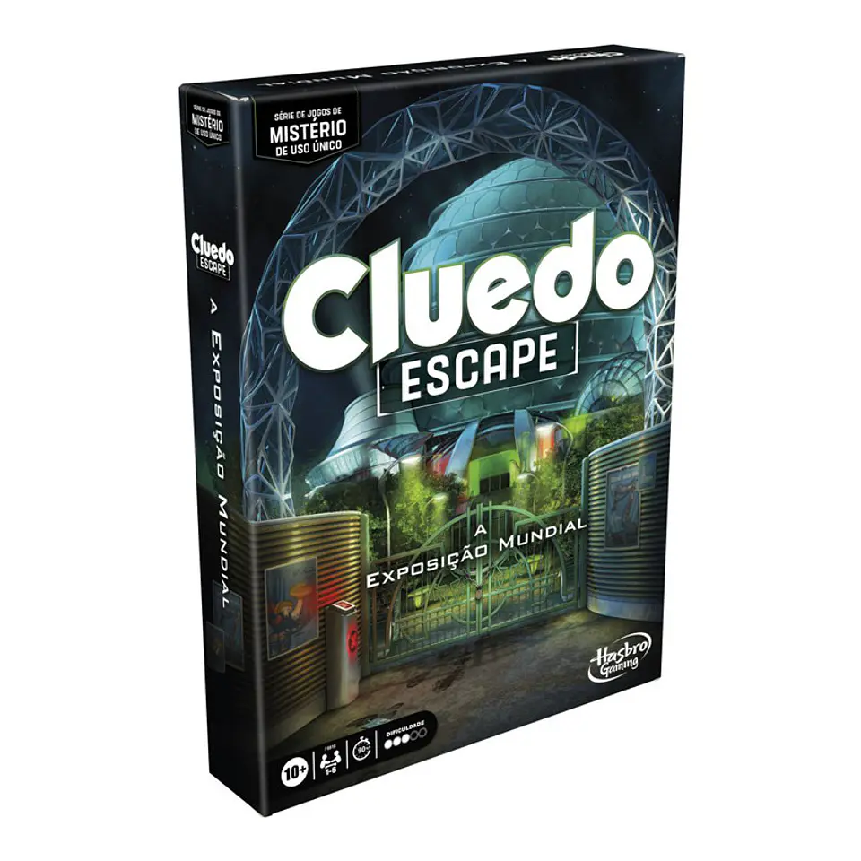 Jogo de Tabuleiro Hasbro Cluedo Escape A Exposição Mundial 1