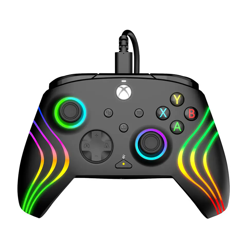 Gamepad PDP Gaming Xbox Series X|S & PC Black Afterglow Wave 1