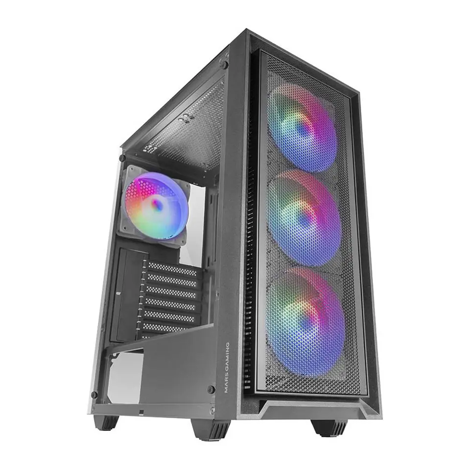 Caixa ATX Mars Gaming MC-AIR Tempered Glass FRGB 1