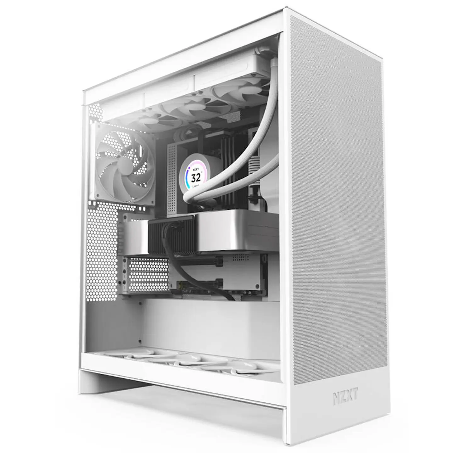 Caixa ATX NZXT H7 FLOW Branca 1