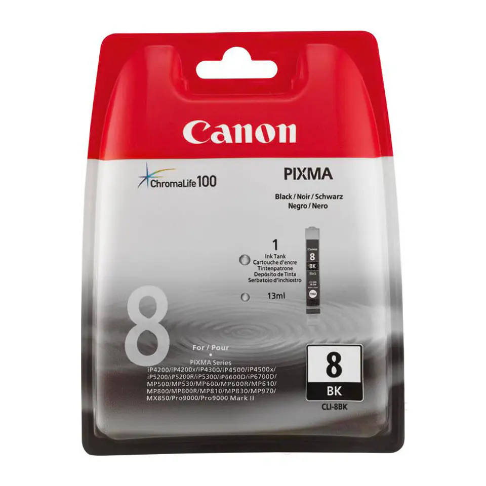 Tinteiro preto Canon CLI-8BK 1
