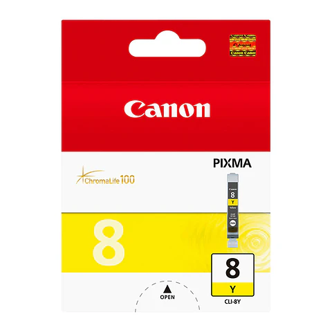 Tinteiro amarelo Canon CLI-8Y
