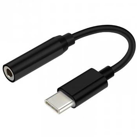 Placa de Som Externa 5.1 USB C 1xJACK 3.5MM Preto