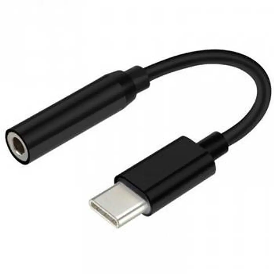 Placa de Som Externa 5.1 USB C 1xJACK 3.5MM Preto 1