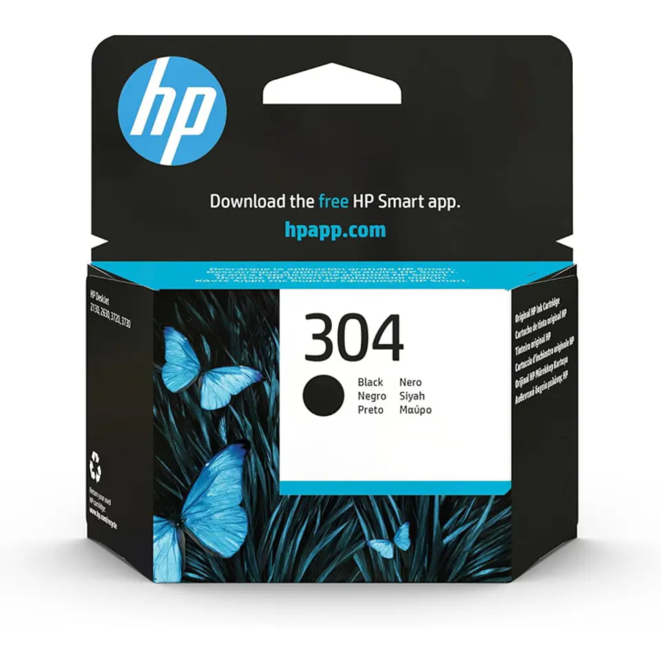 Tinteiro HP Original 304 Preto 1