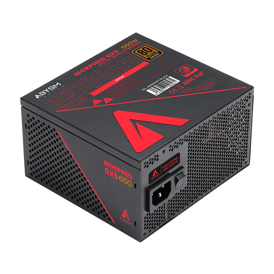 Fonte Abysm Morpheo GX5 650W 80 Plus Bronze 1