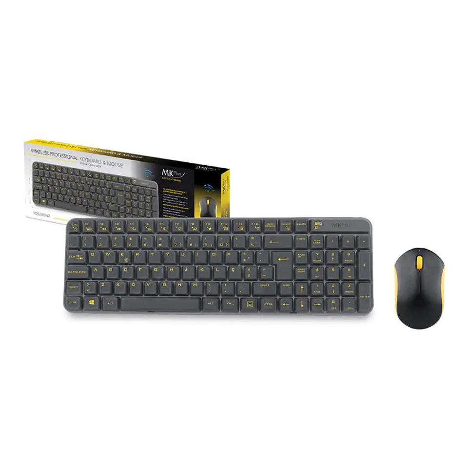 Teclado e Rato MKPlus TG5200 Wireless PT 1
