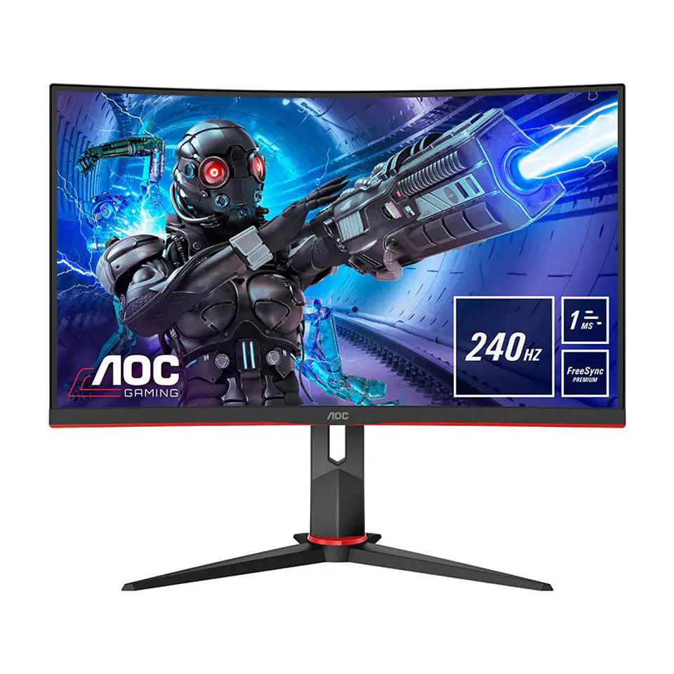 Monitor Curvo AOC Gaming C32G2ZE/BK VA 31.5