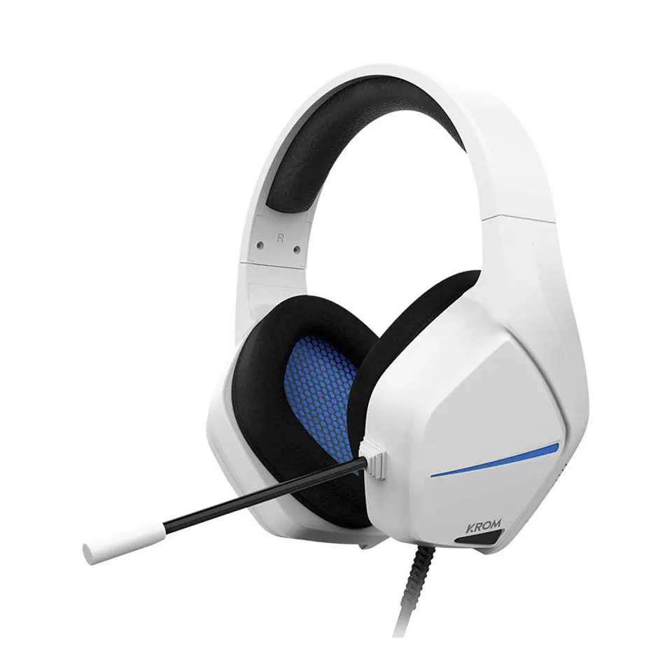 Headset Krom Kopa Move 2.0 Gaming PC/PS4/PS5/Switch White 1