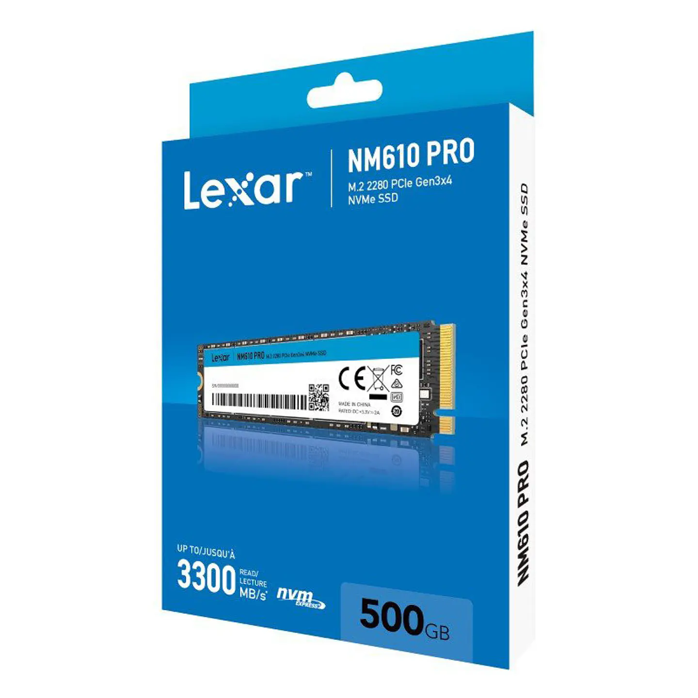 SSD M.2 2280 Lexar NM610PRO 500GB PCIe Gen3x4 NVMe 1