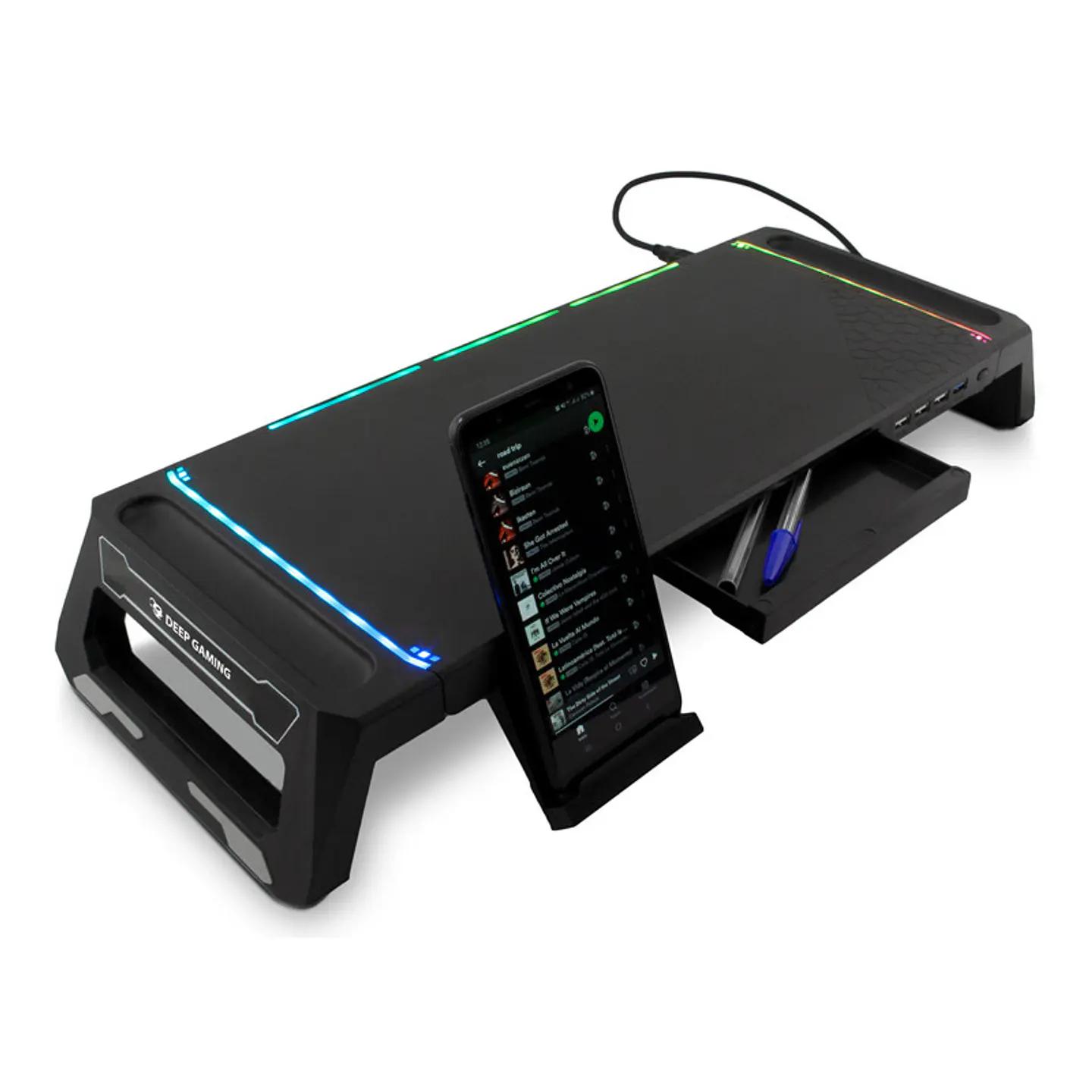 Suporte CoolBox para Monitor + HUB 1