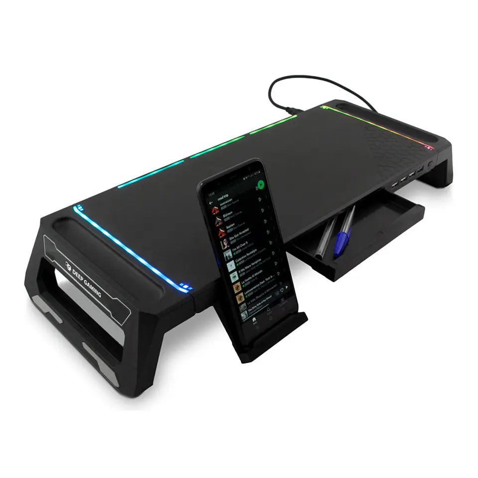 Suporte CoolBox para Monitor + HUB 1