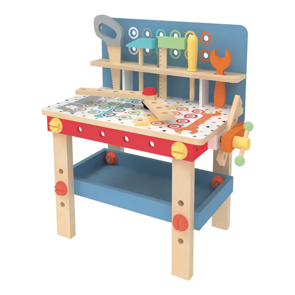 Wood'n Play - Bancada de Trabalho Multifuncional de Madeira 1