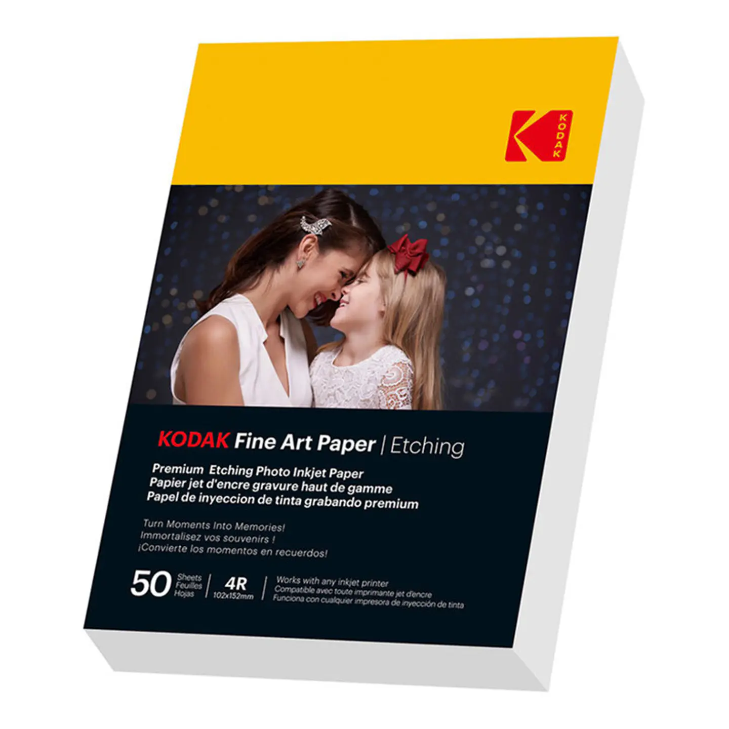 Papel Fotográfico KODAK Fine Art Etching 10 x 15 cm 210 g/m² Branco 1