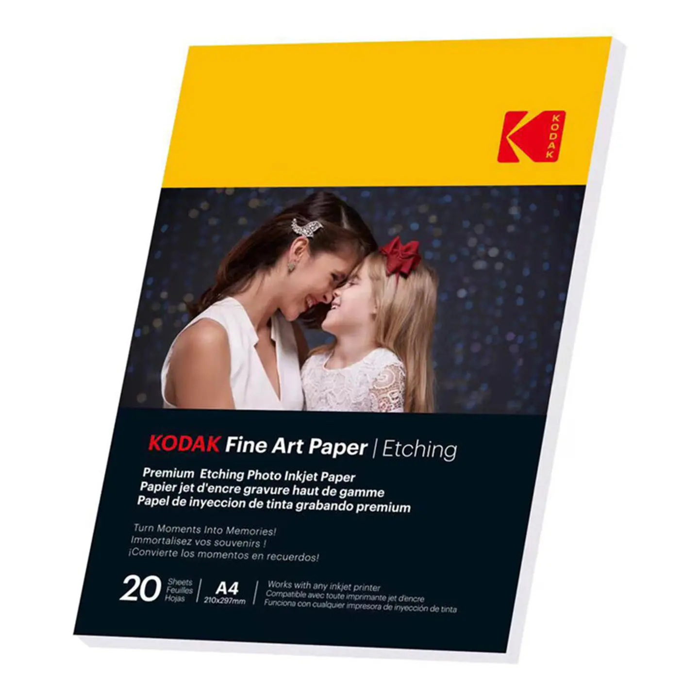 Papel Fotográfico KODAK Fine Art Etching A4 210 g/m² Branco 1