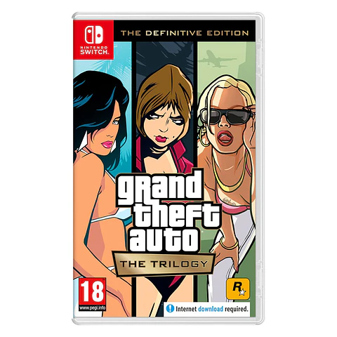 Grand Theft Auto: The Trilogy - The Definitive Edition Nintendo Switch (apenas código de download)