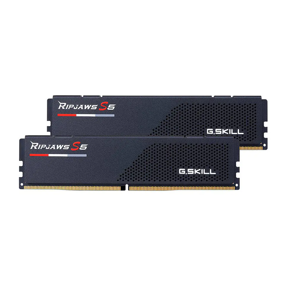 Memória RAM UDIMM G.SKILL Ripjaws S5 Series 32GB (2x16GB) DDR5-5200MHz (AMD Expo/Intel XMP) CL40 (40-40-83) 1.10V 1