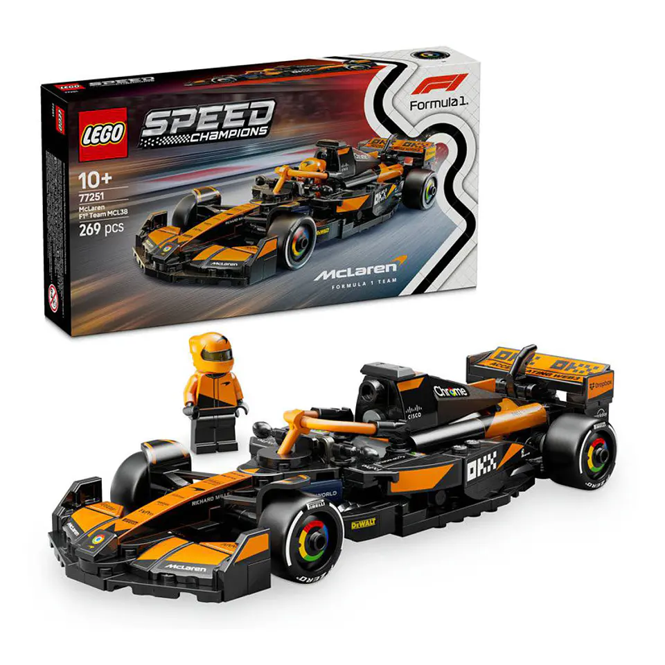 LEGO Speed Champions: Carro de Corrida McLaren F1 Team MCL38 1