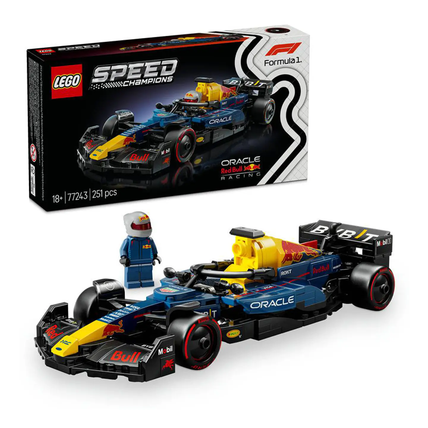 LEGO Speed Champions: Carro de Corrida Oracle Red Bull Racing RB20 F1 1