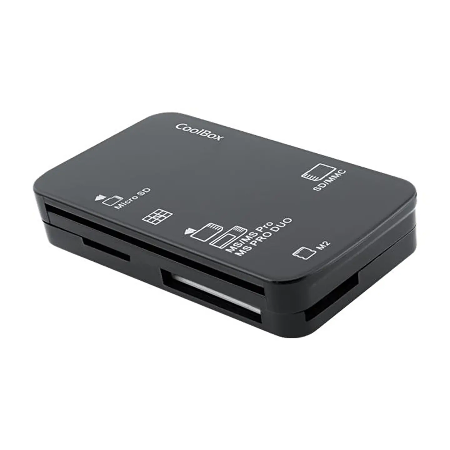 CoolBox Leitor de Cartões Externo + Adaptador USB-A para USB-C 1