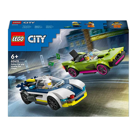 LEGO City: Perseguição de Carro da Polícia a Muscle Car