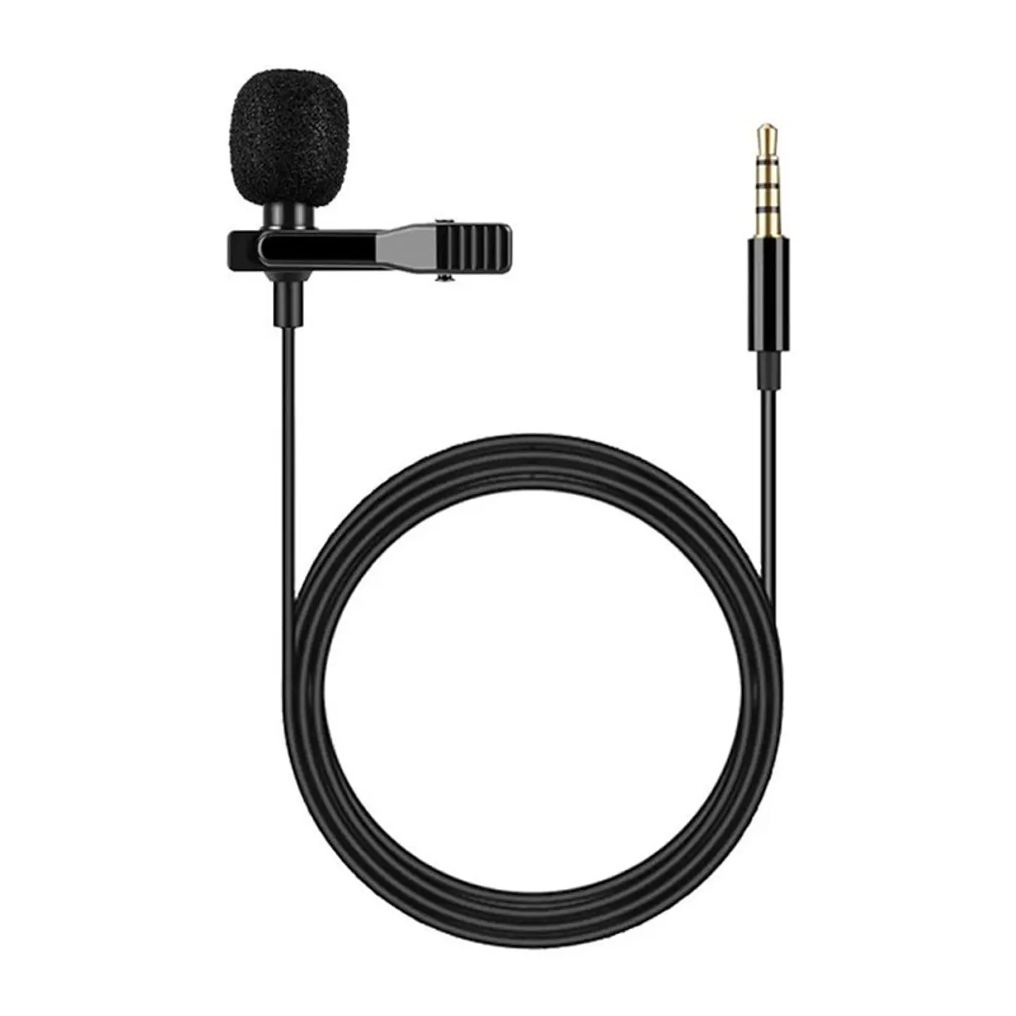 Microfone de Lapela Omnidirecional com Saída Jack 3.5 1